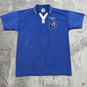 Retro Chelsea 1997 FA Cup Final Shirt Score Draw Retro Men's Size Large